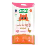 طعام قطط دبة دجاج مع سالمون 15 جرام * 5 حبة