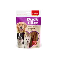 سنال شرائح البط للكلاب بدون حبوب 80 غرام