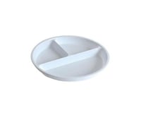 ريتكو صحن بلاستيك مدور مقسم