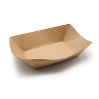 صحن ورق كرافت بني 25 حبة جواد TR3 حجم صغير