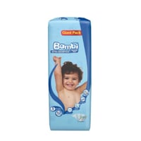 بامبي سانيتا عبوة عملاقة لحفاضات الأطفال، مقاس 5،...