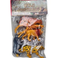 لعبة مجموعة حيوانات برية