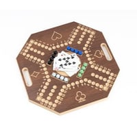 لعبة جاكارو مع الورق والكورة زجاج ر باعي مرقم مقاس...