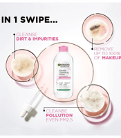 ماء ميسيلار مزيل المكياج ومنظف من غارنييه 400 مل