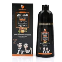 شامبو صبغة شعر اسود بزيت الاركان من سعادة بيوتي -...