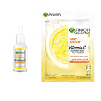 سيروم فيتامين سي + قناع للإشراقة الفورية للوجه 30...