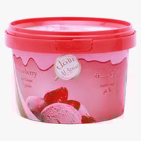 ايس كريم عائلي فراولة الامل 500 مل