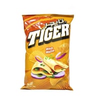 بطاطس تايجر نكهة جبنة متبلة 170 جرام