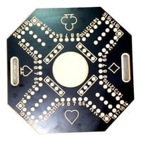 لعبة جاكارو مع الورق والكورة زجاج ر باعي مرقم مقاس...