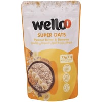 شوفان سوبر بالموز وزبدة الفول السوداني، 200 جرام