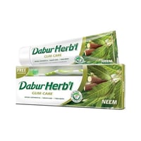 معجون أسنان العشبي بخلاصة النيم مع فرشاة أسنان داب...