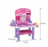 طقم مطبخ العاب بنات مع اضاءة وصوت +3 سنوات