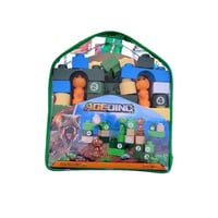 لعبة تركيب المكعبات مع حقيبة للحمل والتخزين - 29 ق...