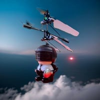 طائرة بدون طيار تحكم بالإيماءة