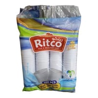 كاسات ماء ابيض ريتكو 200 كاس