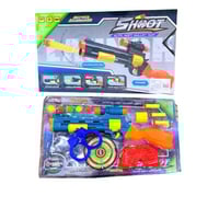 لعبة إطلاق نار بلاستيكية متوسطة الحجم