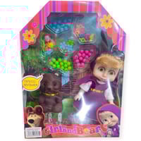 لعبة عروسه ماشا و الدب