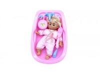 دمية مع حوض استحمام