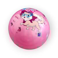 كرة بلاستيك لماع متعدد الالوان