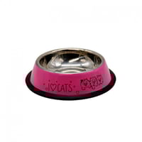 صحن أكل للقطط ستيل