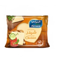 المراعي جبنة شرائح شيدر 200جرام × 10 قطع