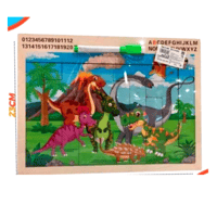 العاب اطفال لعبة تركيبية خشبية ديناصورات