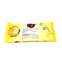 مناديل أزالة المكياج زيت الأرغان 25 حبة العرايس