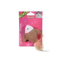 لعبة قطط زولكس شكل سمكة قطن 7.5 سم