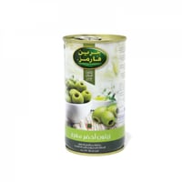 زيتون اخضر مفرغ علب جرين فارمز 350غ