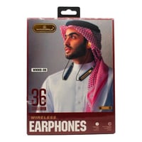 سماعة اذن بلوتوث لاسلكية وين ماكس مع شريط حول الرق...