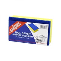 اسفنج محفور مع ليفة كببر 12 حبات