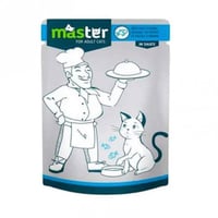 طعام رطب للقطط اظرف ماستر بالسمك 80 غرام