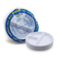 صحون بلاستيك دائري مقسم رقم 18 الوطنية