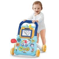 مشاية اطفال محمل مطاطي ناعم الانزلاق