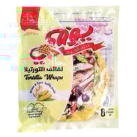 خبز لفائف التورتيلا 6 قطع 240 جرام