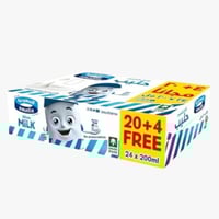 كرتون حليب السعودية كامل الدسم 24×200مل