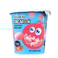 مكرون بنكهة الفراولة -80 جرام