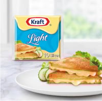 كرافت جبنة شرائح لايت 10 * 200 جرام