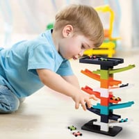 مون- مجموعة لعب منحدر سيارة توربو تاور لعمر 12 شهر...