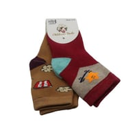 جوارب بناتي شتوي متعدد الالوان 2قطعه مقاس S