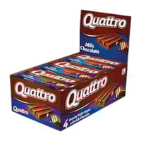 شوكولاتة بالحليب من كواترو، 33 جرام* 24 حبة
