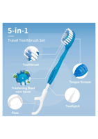 بيوتي سيستم فرشاة ومعجون مع خيط تنظيف الاسنان 10 ق...