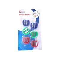 طقم برايه مدرسيه متعدد الالوان 6 حبه