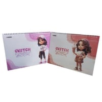 دفتر كناري كراس رسم -2حبة