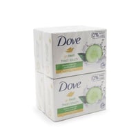 صابون دوف 4 قطع لمسة انتعاش 135 غرام