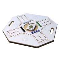 لعبة جاكارو مع الورق والكورة زجاج ر باعي مرقم مقاس...