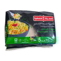 ربطة شعيرية سريعة التحضير بنكهة الخضار 70جم *5 كيس