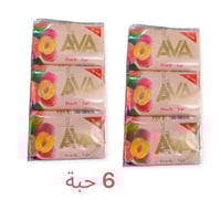 صابون افا 60 جرام بالخوخ 6 حبة