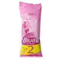 شفرات حلاقة جيليت نسائية 7 حبات وردي