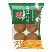 خبز برجر كبير بالسمسم هرفي 6قطع